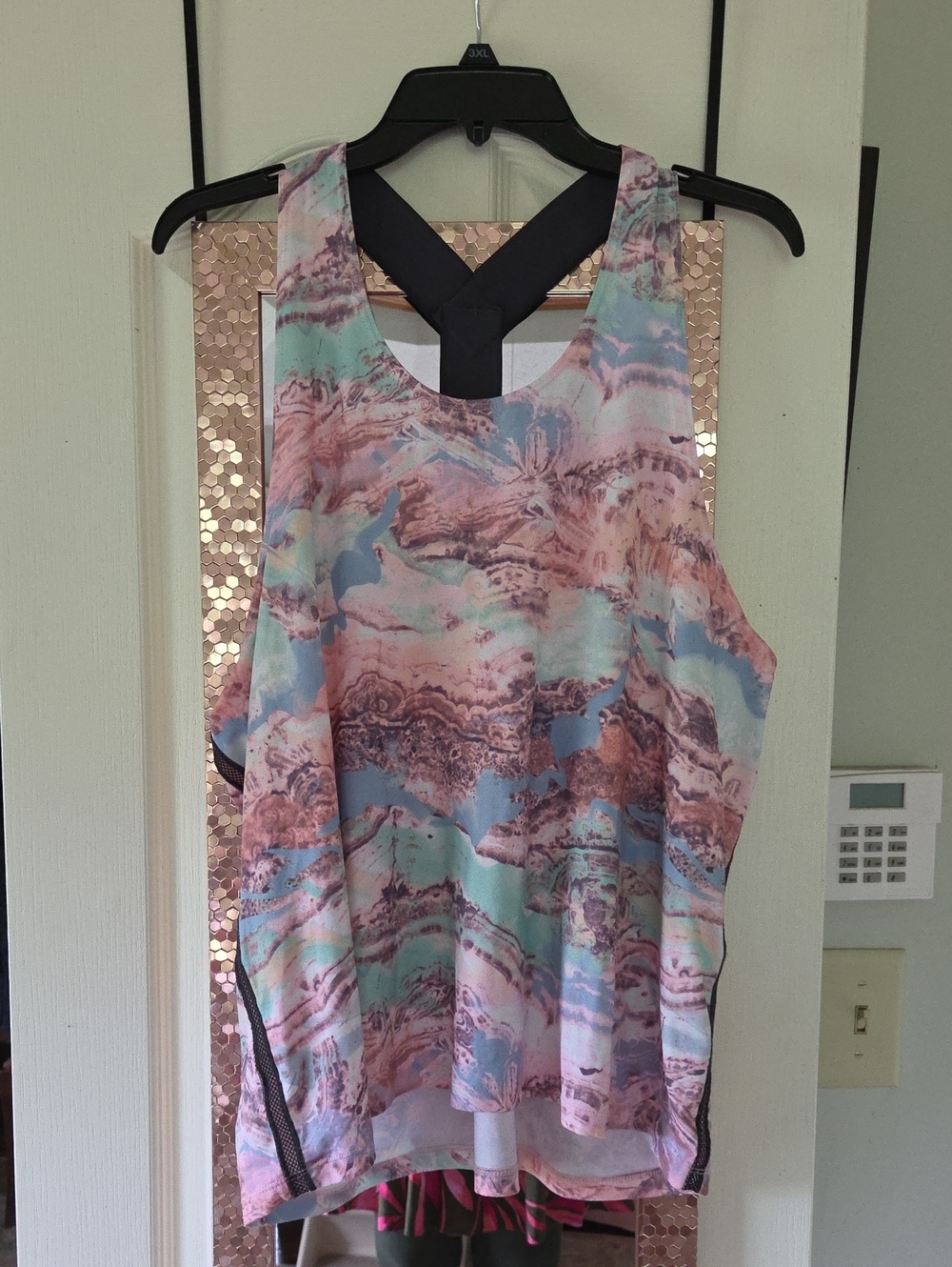 Champion Pastel Marble Racerback Tank Top - Pink, Blue, Mint